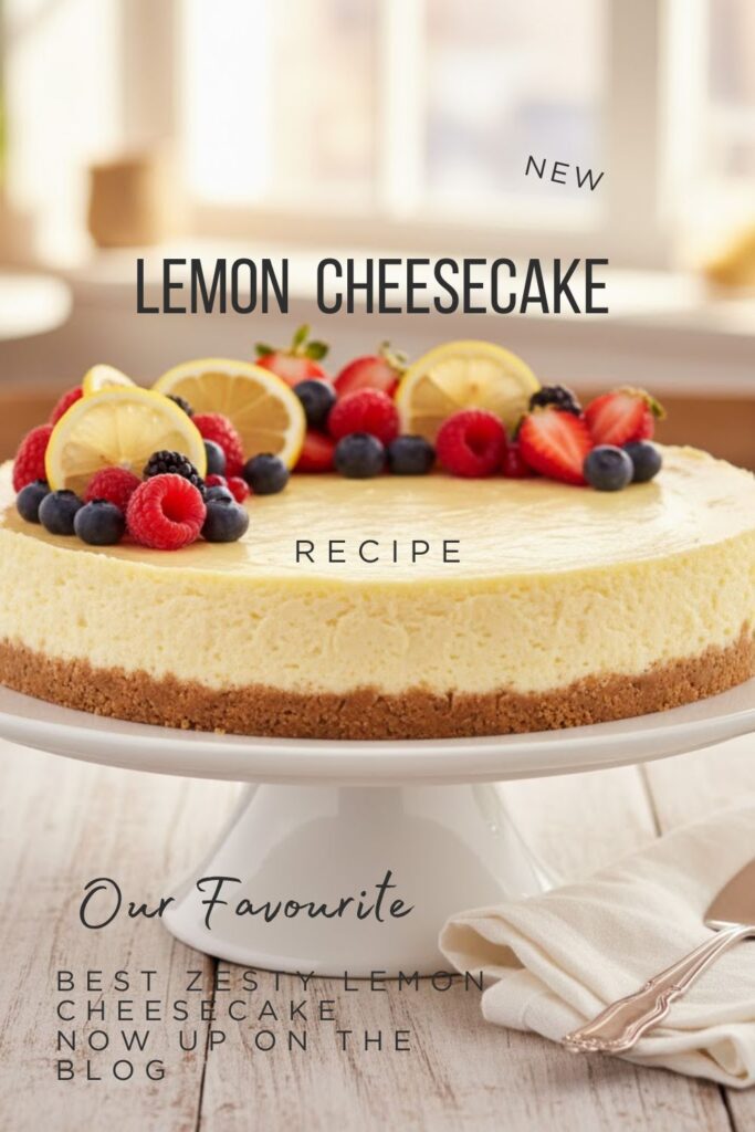 The Best Zesty Lemon Cheesecake Recipe: No Cracks, Just Creamy Perfection!