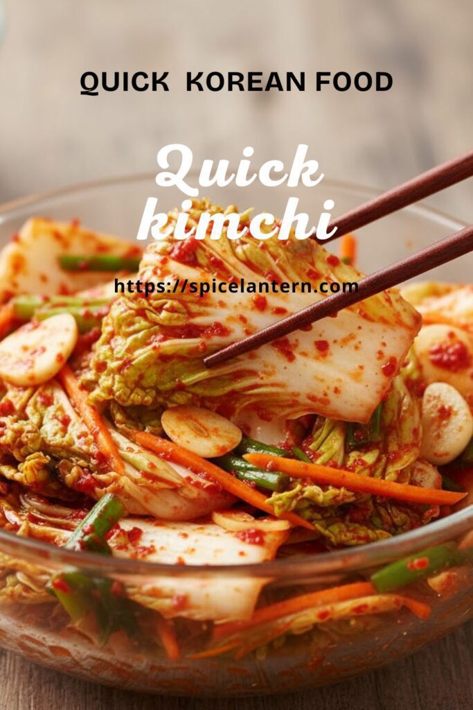 Easy Quick Kimchi Recipe: Make Delicious, Spicy Kimchi in Hours!