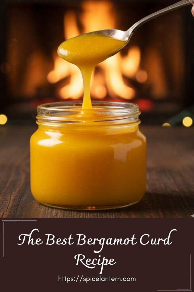 A beautiful flat lay collage featuring fresh bergamots, eggs, sugar, and butter – all the ingredients for making homemade bergamot curd.