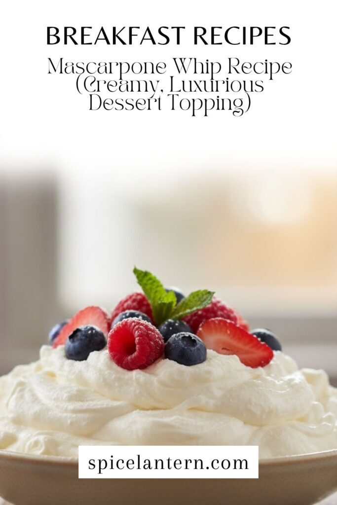 The Easiest, Creamiest Cloud You’ll Ever Make: Homemade Mascarpone Whip