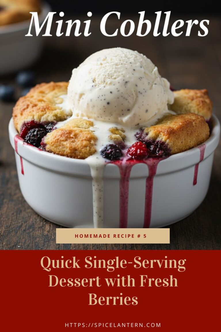 Easy Individual Mini Cobblers The Ultimate Single Serving Dessert 