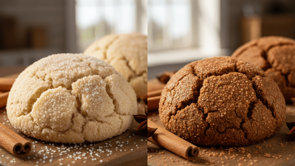 Two different versions of gluten-free snickerdoodles including a keto option.