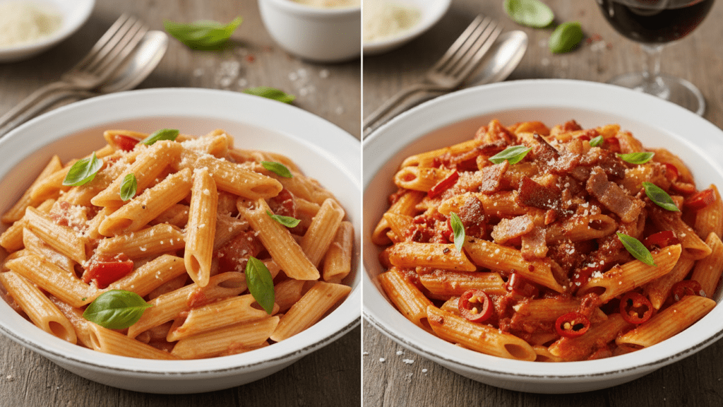 Two different versions of piccata including a chicken-based option.