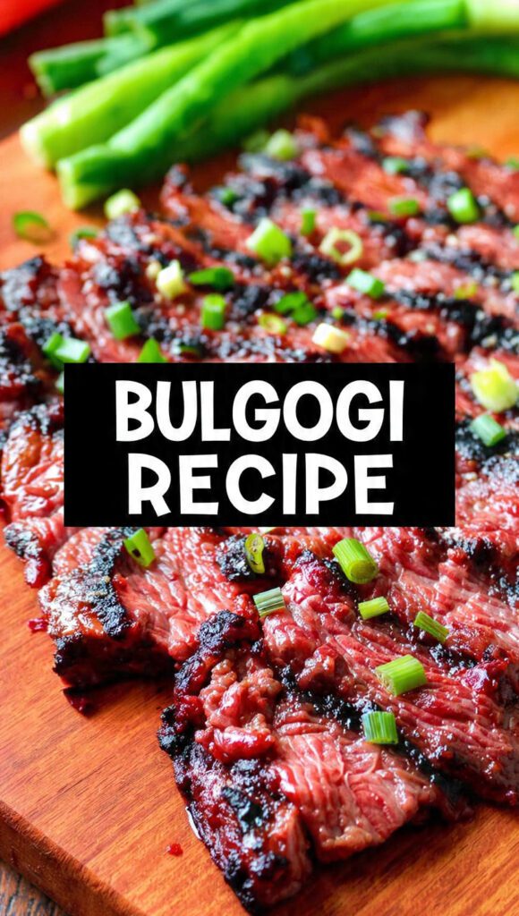 A sizzling plate of authentic homemade Korean bulgogi with sesame seeds.